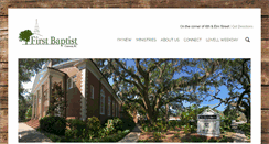 Desktop Screenshot of firstbaptistconway.us